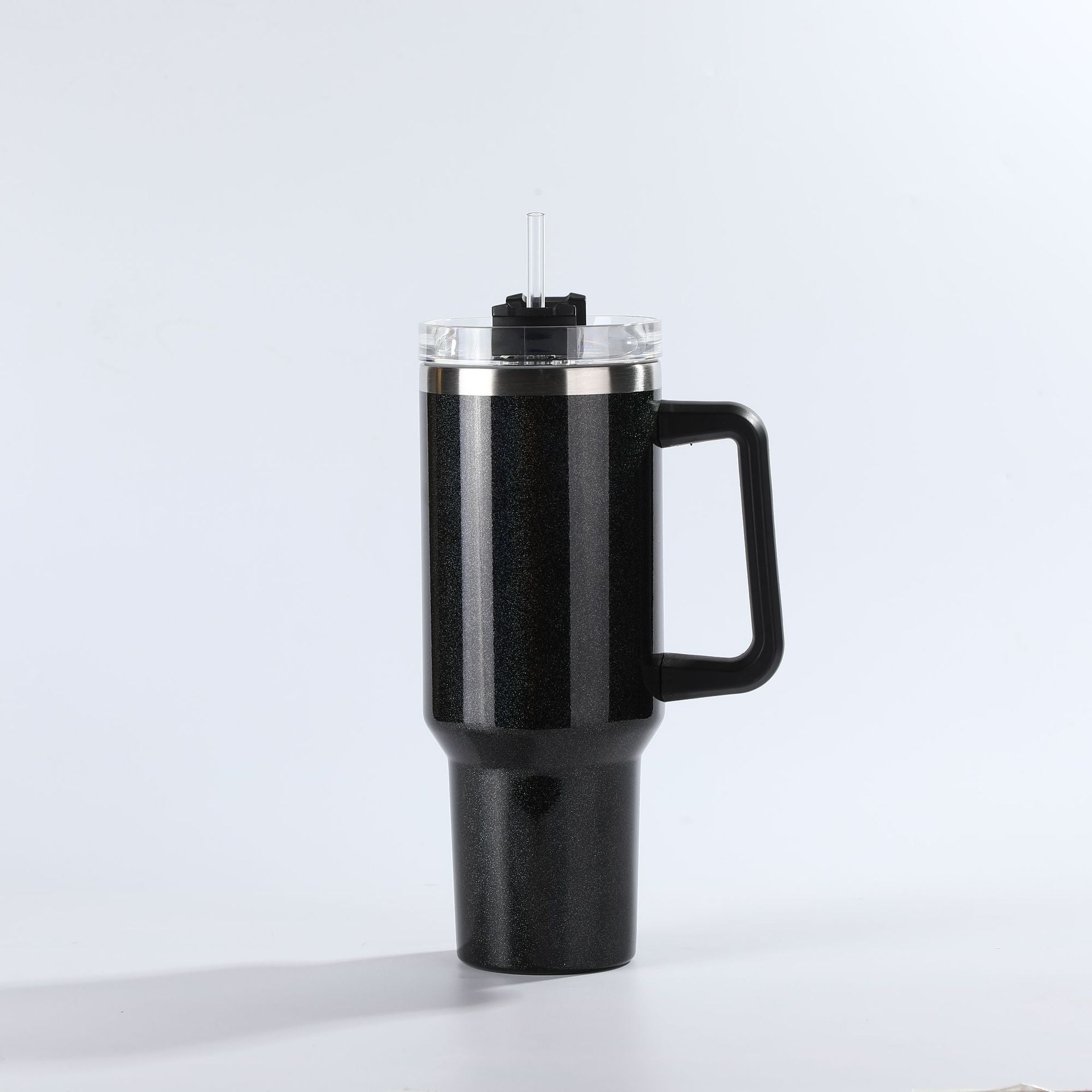 Wholesale Tumbler Ice Bullies Cup  Rainbow Paint Gradient Color Thermos Cup Straw Cup 40OZ Car Cup Ice Cup